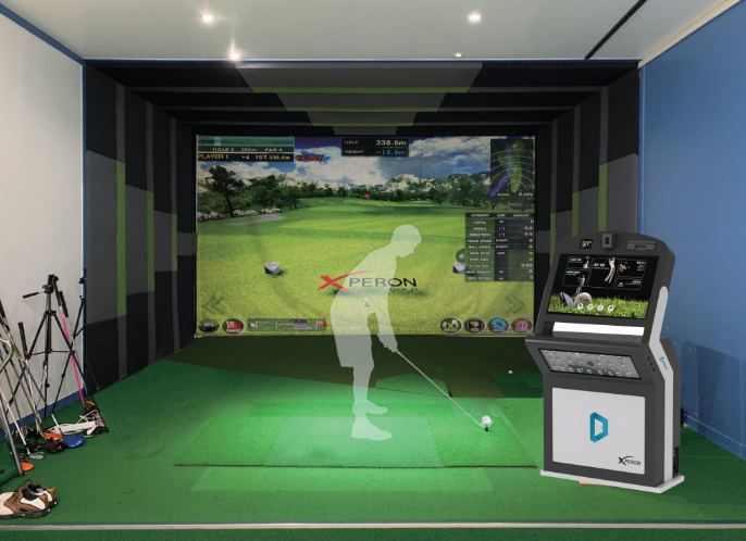 Máy tập golf 3D gồm những thiết bị nào?